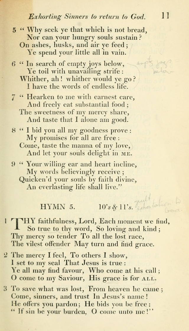 A Collection of Hymns, for the Use of the People Called Methodists, with a Supplement page 13