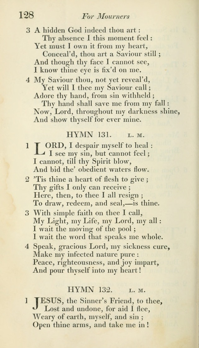 A Collection of Hymns, for the Use of the People Called Methodists, with a Supplement page 130