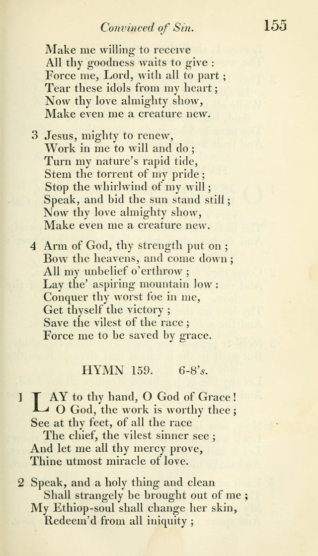 A Collection of Hymns, for the Use of the People Called Methodists, with a Supplement page 157