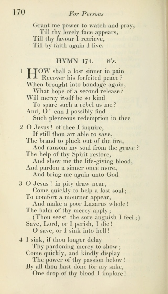 A Collection of Hymns, for the Use of the People Called Methodists, with a Supplement page 172