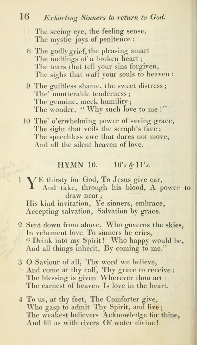 A Collection of Hymns, for the Use of the People Called Methodists, with a Supplement page 18