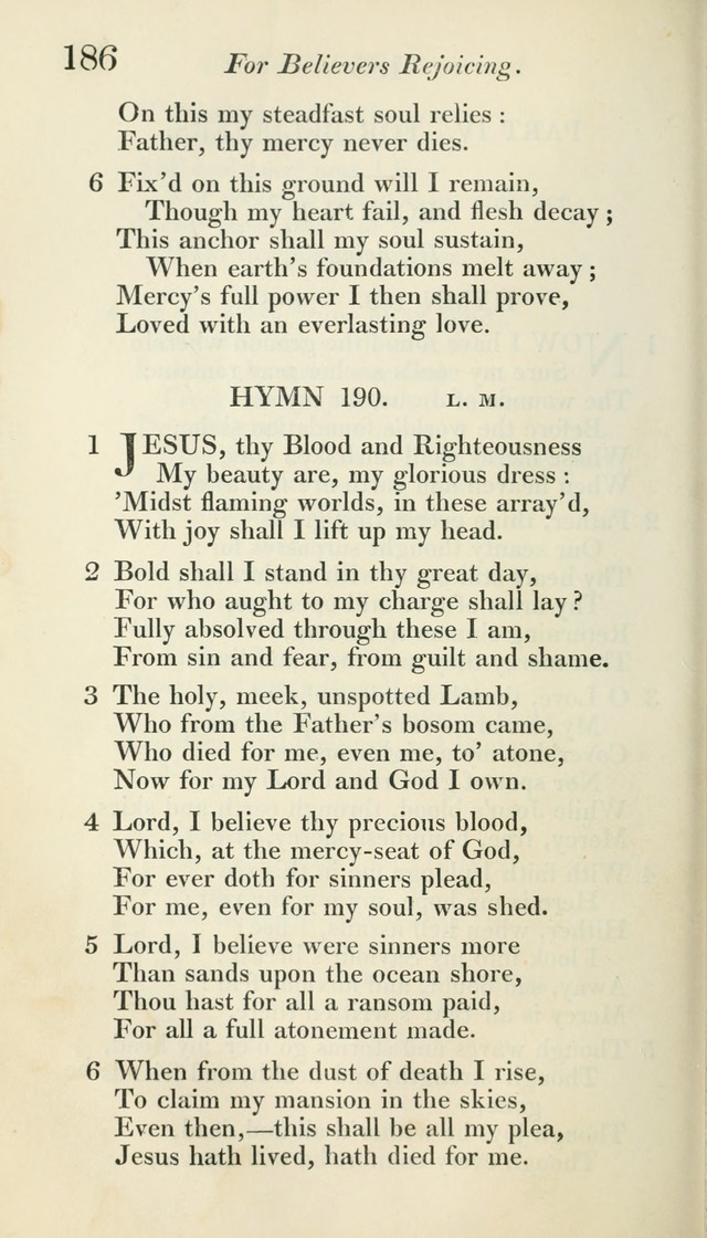 A Collection of Hymns, for the Use of the People Called Methodists, with a Supplement page 188