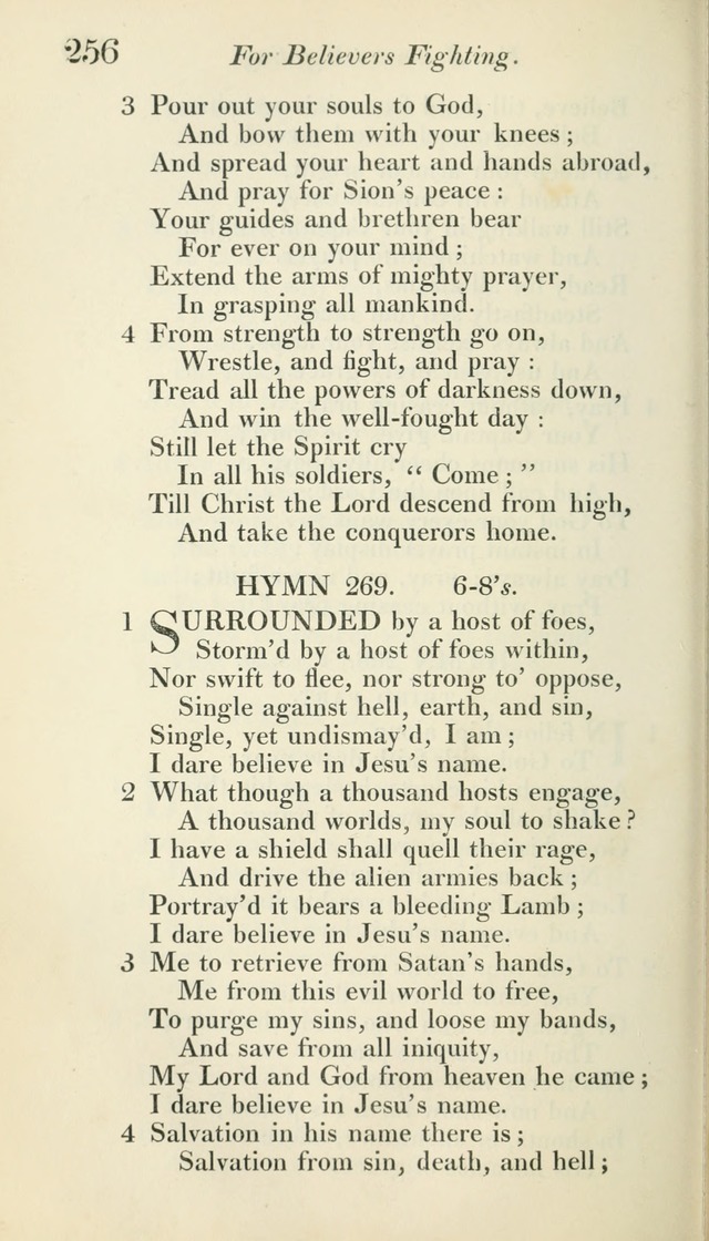 A Collection of Hymns, for the Use of the People Called Methodists, with a Supplement page 258