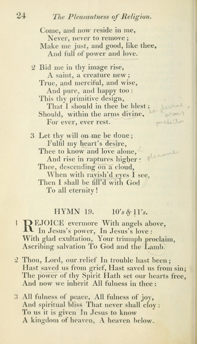 A Collection of Hymns, for the Use of the People Called Methodists, with a Supplement page 26