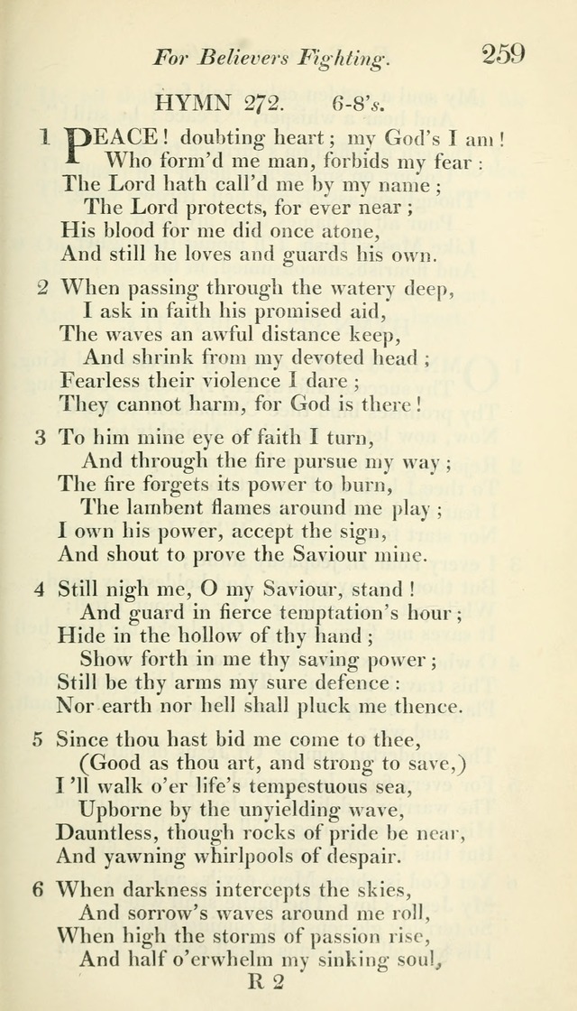 A Collection of Hymns, for the Use of the People Called Methodists, with a Supplement page 261