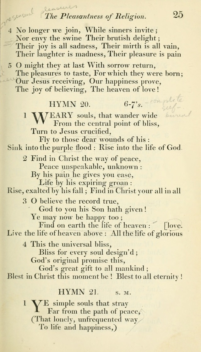 A Collection of Hymns, for the Use of the People Called Methodists, with a Supplement page 27