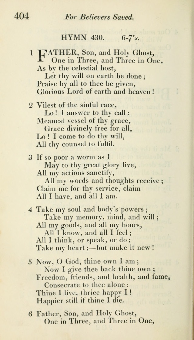 A Collection of Hymns, for the Use of the People Called Methodists, with a Supplement page 406