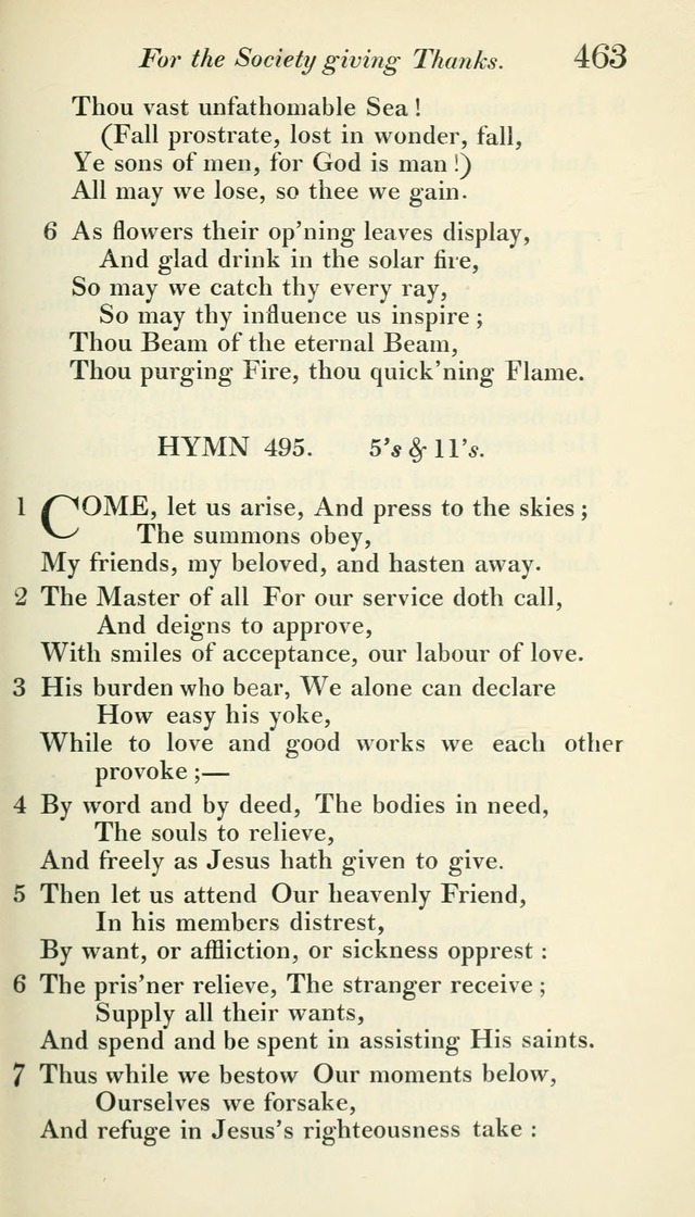 A Collection of Hymns, for the Use of the People Called Methodists, with a Supplement page 465