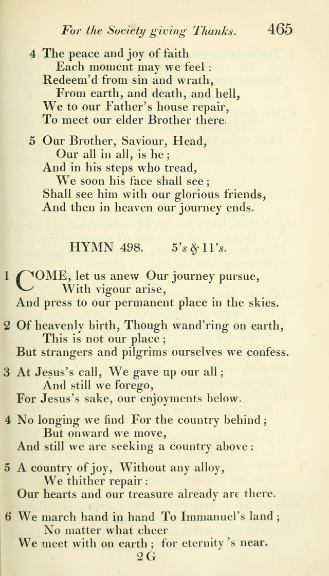 A Collection of Hymns, for the Use of the People Called Methodists, with a Supplement page 467