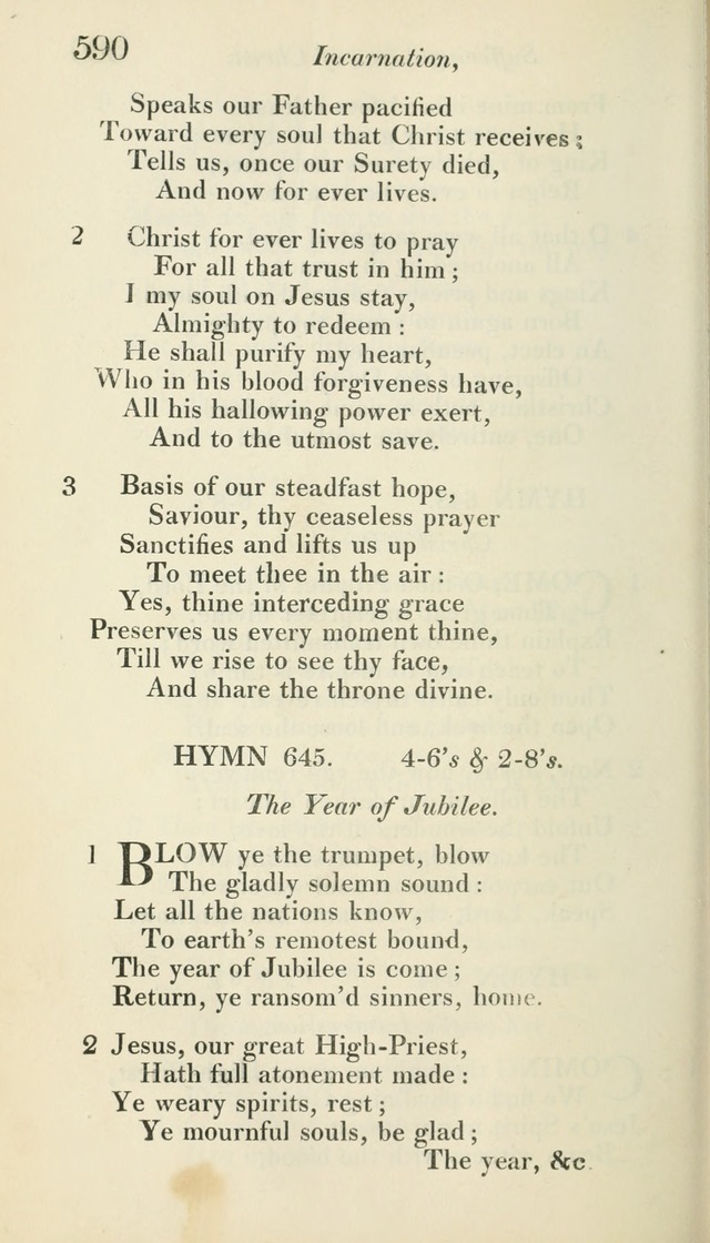 A Collection of Hymns, for the Use of the People Called Methodists, with a Supplement page 592