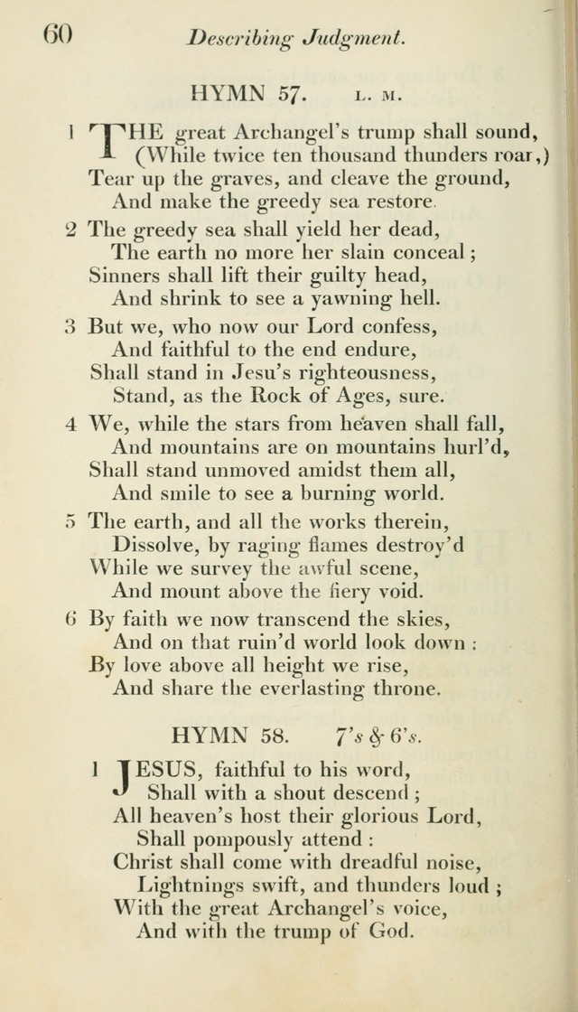 A Collection of Hymns, for the Use of the People Called Methodists, with a Supplement page 62