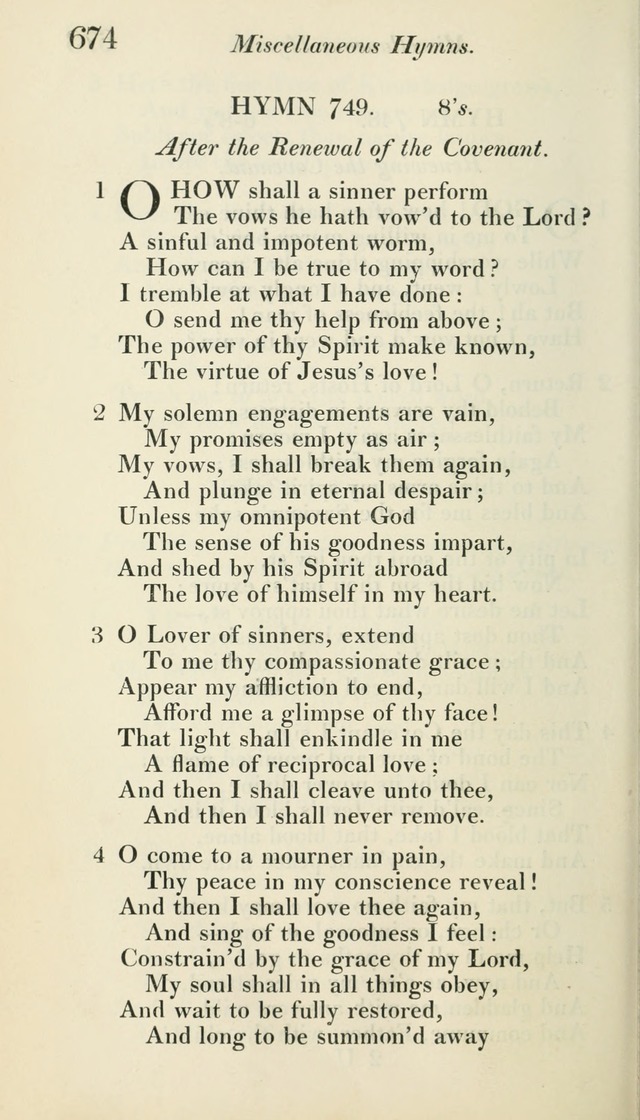 A Collection of Hymns, for the Use of the People Called Methodists, with a Supplement page 676