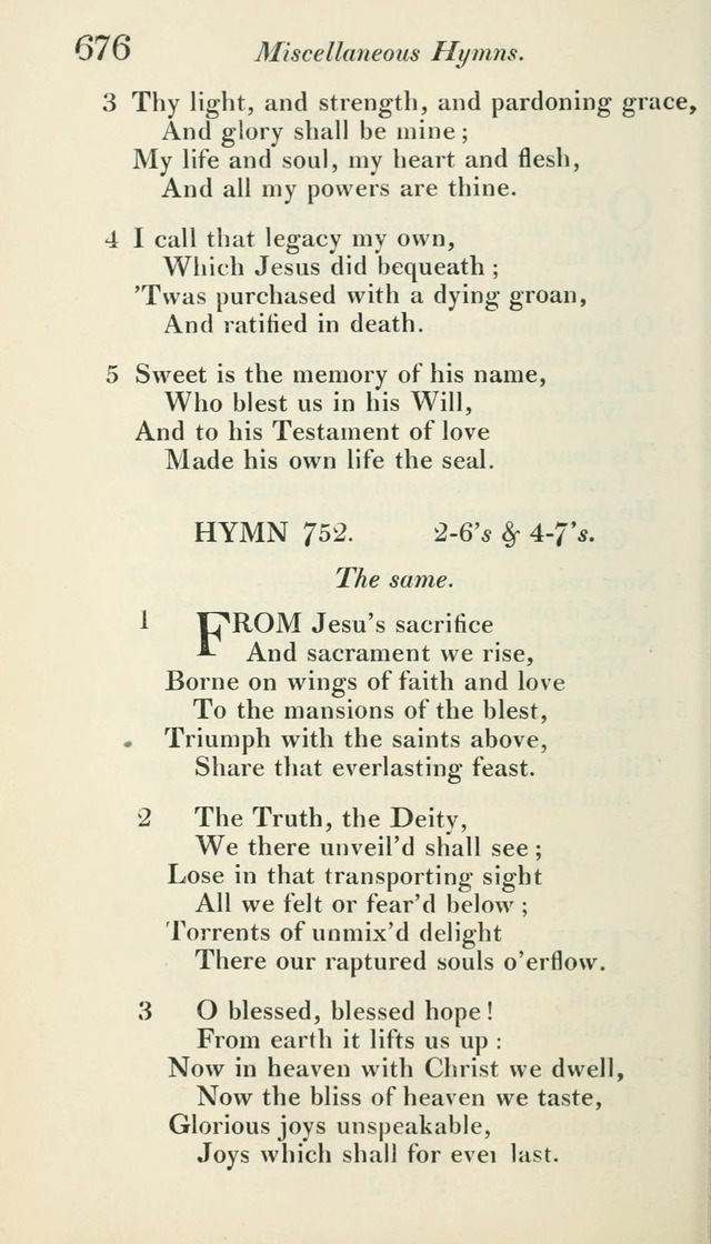 A Collection of Hymns, for the Use of the People Called Methodists, with a Supplement page 678