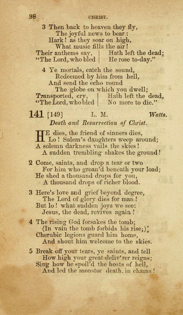 A Collection of Hymns, for the use of the United Brethren in Christ: taken from the most approved authors, and adapted to public and private worship page 100