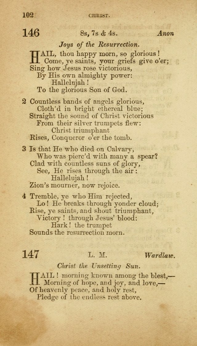 A Collection of Hymns, for the use of the United Brethren in Christ: taken from the most approved authors, and adapted to public and private worship page 104