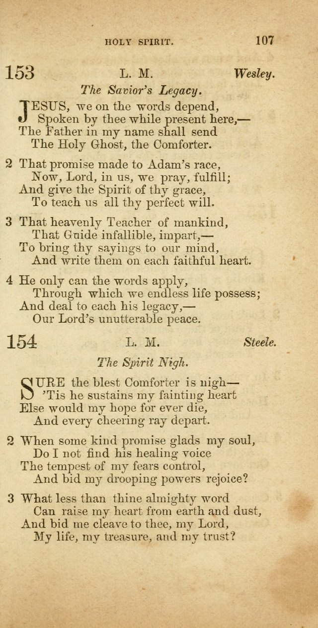 A Collection of Hymns, for the use of the United Brethren in Christ: taken from the most approved authors, and adapted to public and private worship page 109