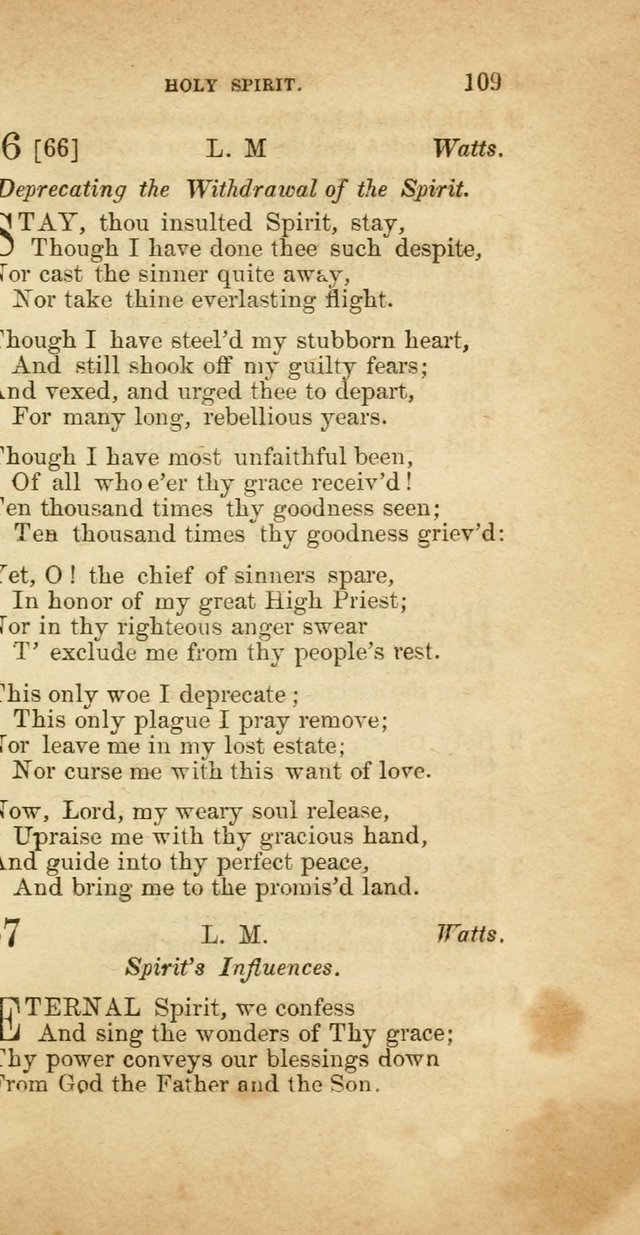 A Collection of Hymns, for the use of the United Brethren in Christ: taken from the most approved authors, and adapted to public and private worship page 111