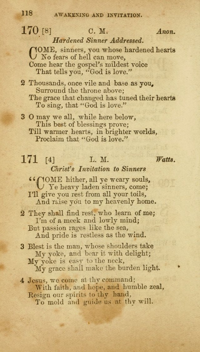 A Collection of Hymns, for the use of the United Brethren in Christ: taken from the most approved authors, and adapted to public and private worship page 120