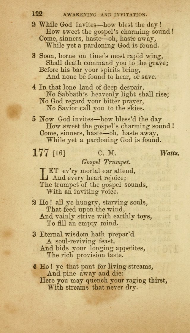 A Collection of Hymns, for the use of the United Brethren in Christ: taken from the most approved authors, and adapted to public and private worship page 124