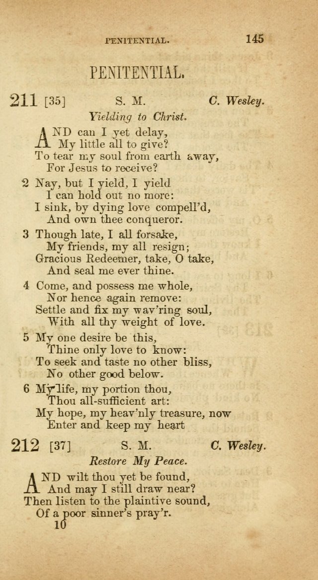 A Collection of Hymns, for the use of the United Brethren in Christ: taken from the most approved authors, and adapted to public and private worship page 147