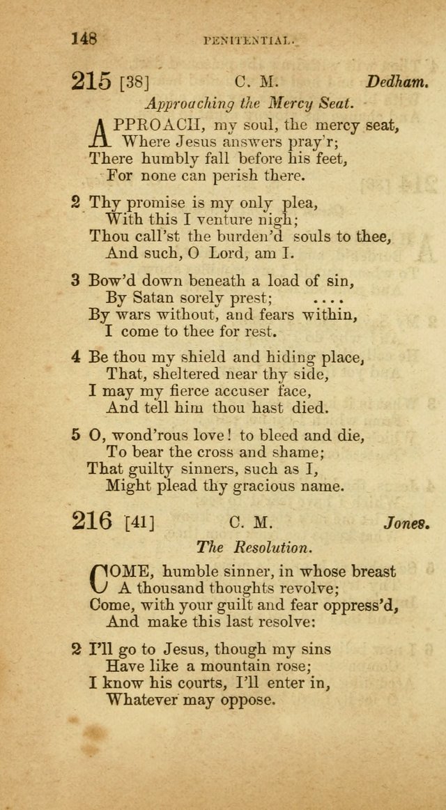 A Collection of Hymns, for the use of the United Brethren in Christ: taken from the most approved authors, and adapted to public and private worship page 150