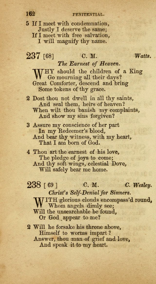 A Collection of Hymns, for the use of the United Brethren in Christ: taken from the most approved authors, and adapted to public and private worship page 164