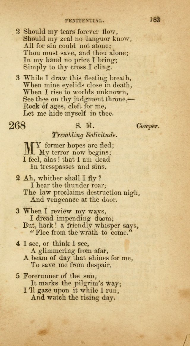 A Collection of Hymns, for the use of the United Brethren in Christ: taken from the most approved authors, and adapted to public and private worship page 185