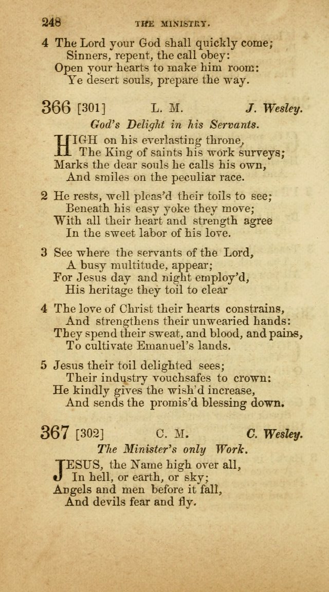 A Collection of Hymns, for the use of the United Brethren in Christ: taken from the most approved authors, and adapted to public and private worship page 250