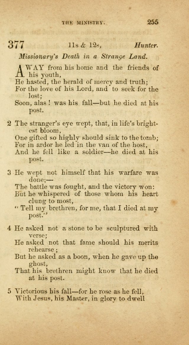 A Collection of Hymns, for the use of the United Brethren in Christ: taken from the most approved authors, and adapted to public and private worship page 257