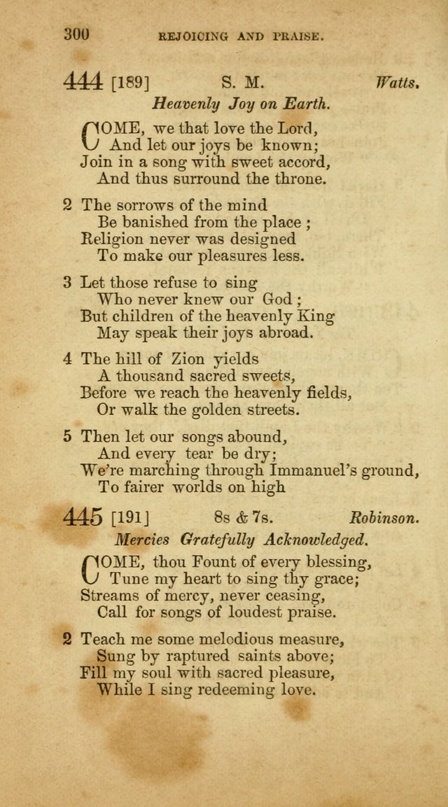 A Collection of Hymns, for the use of the United Brethren in Christ: taken from the most approved authors, and adapted to public and private worship page 302