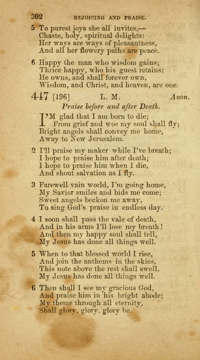 A Collection of Hymns, for the use of the United Brethren in Christ: taken from the most approved authors, and adapted to public and private worship page 304