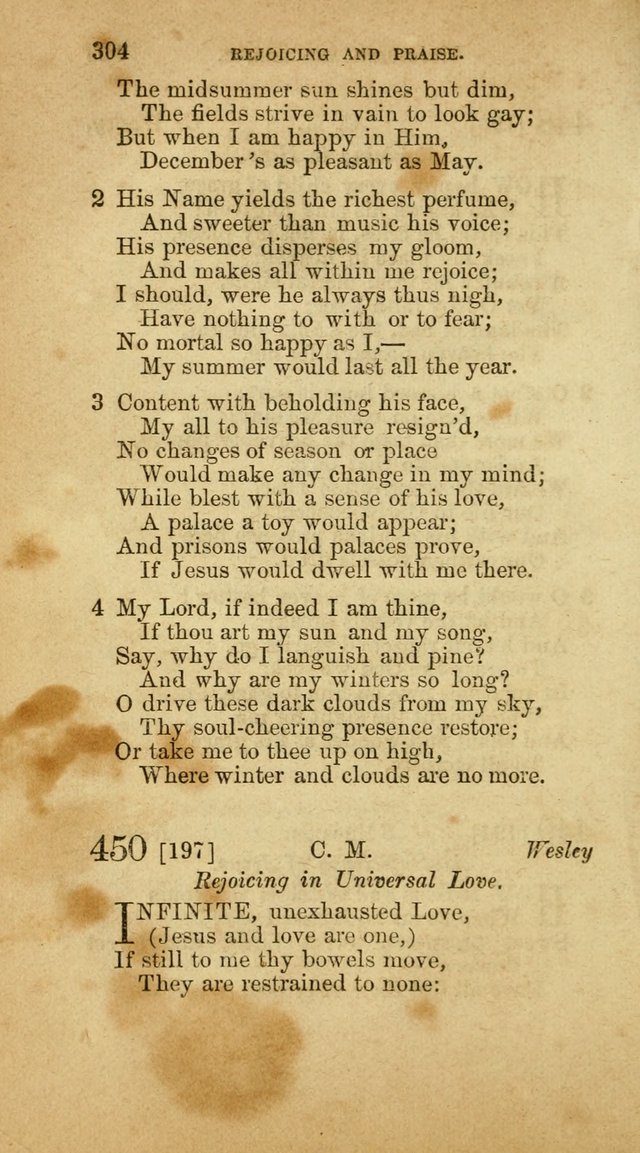 A Collection of Hymns, for the use of the United Brethren in Christ: taken from the most approved authors, and adapted to public and private worship page 306