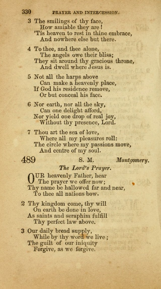 A Collection of Hymns, for the use of the United Brethren in Christ: taken from the most approved authors, and adapted to public and private worship page 332