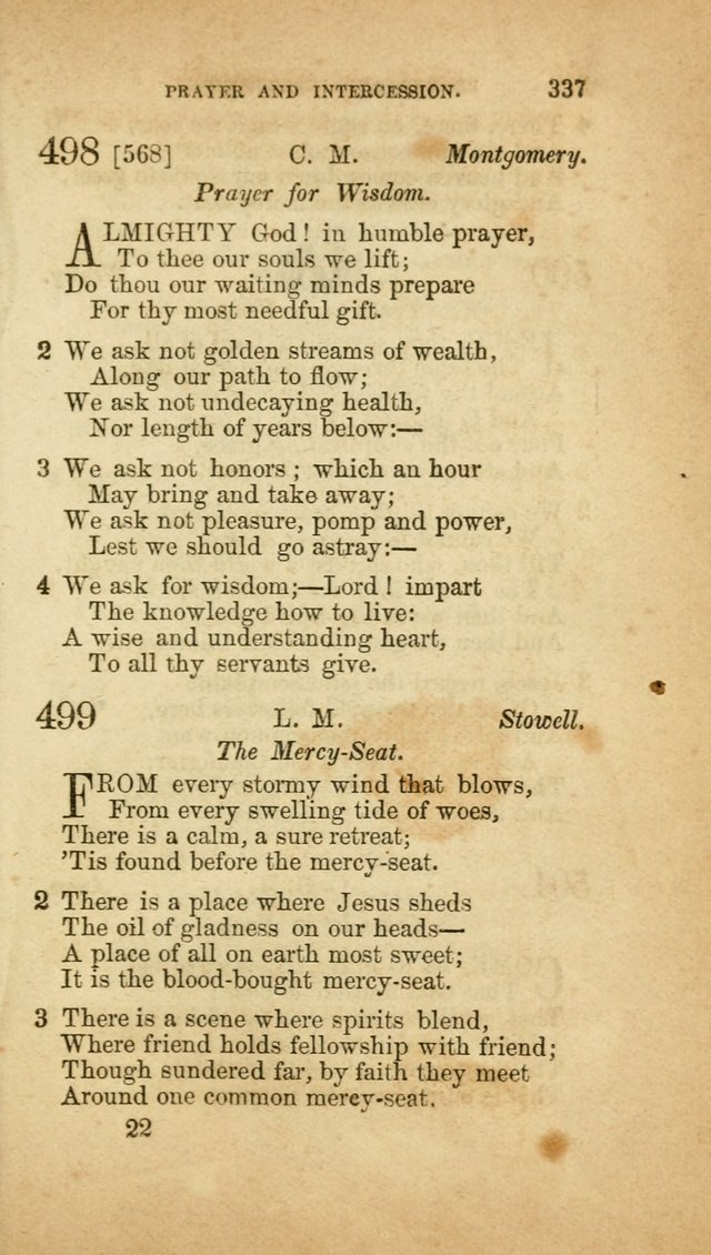 A Collection of Hymns, for the use of the United Brethren in Christ: taken from the most approved authors, and adapted to public and private worship page 339