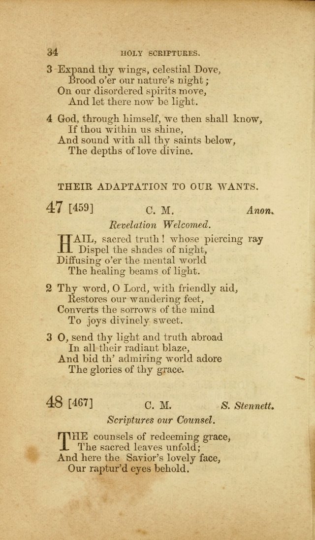 A Collection of Hymns, for the use of the United Brethren in Christ: taken from the most approved authors, and adapted to public and private worship page 34