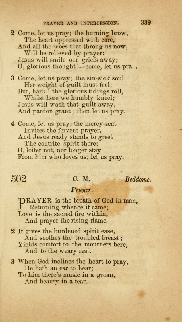 A Collection of Hymns, for the use of the United Brethren in Christ: taken from the most approved authors, and adapted to public and private worship page 341