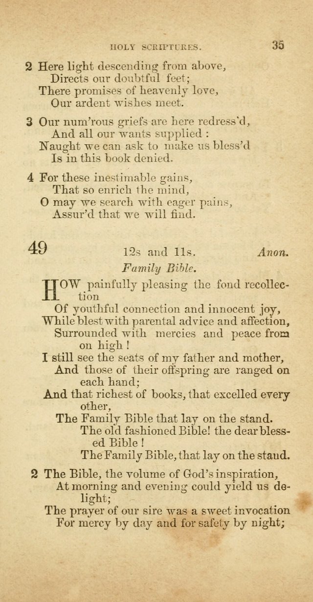 A Collection of Hymns, for the use of the United Brethren in Christ: taken from the most approved authors, and adapted to public and private worship page 35