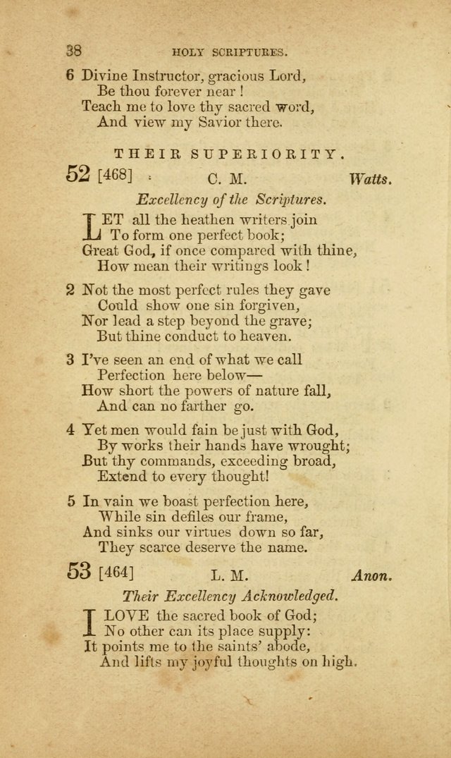 A Collection of Hymns, for the use of the United Brethren in Christ: taken from the most approved authors, and adapted to public and private worship page 38