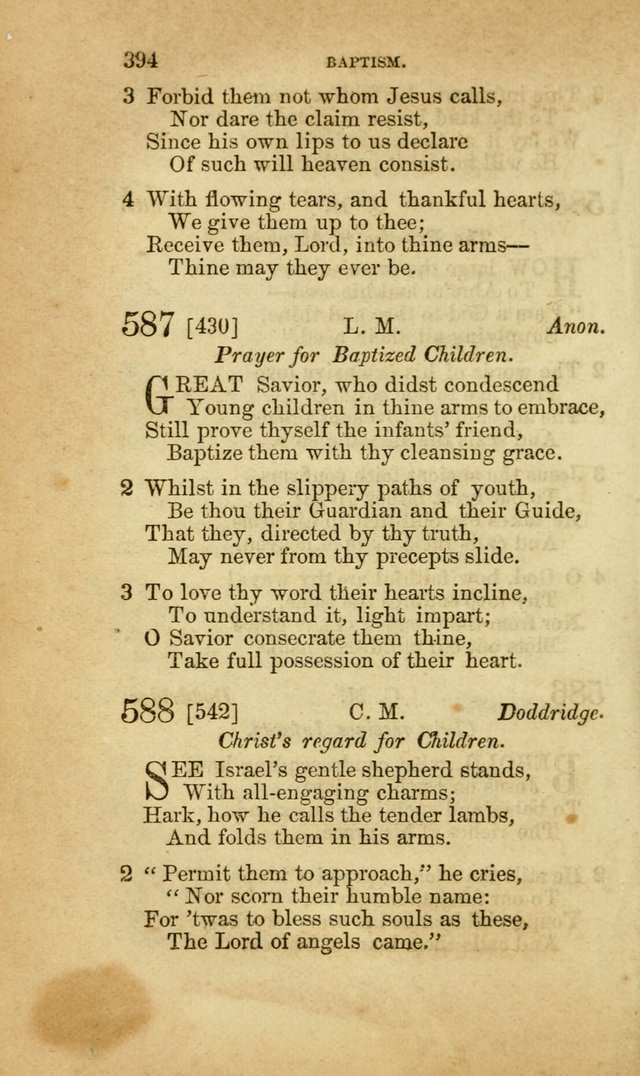 A Collection of Hymns, for the use of the United Brethren in Christ: taken from the most approved authors, and adapted to public and private worship page 398