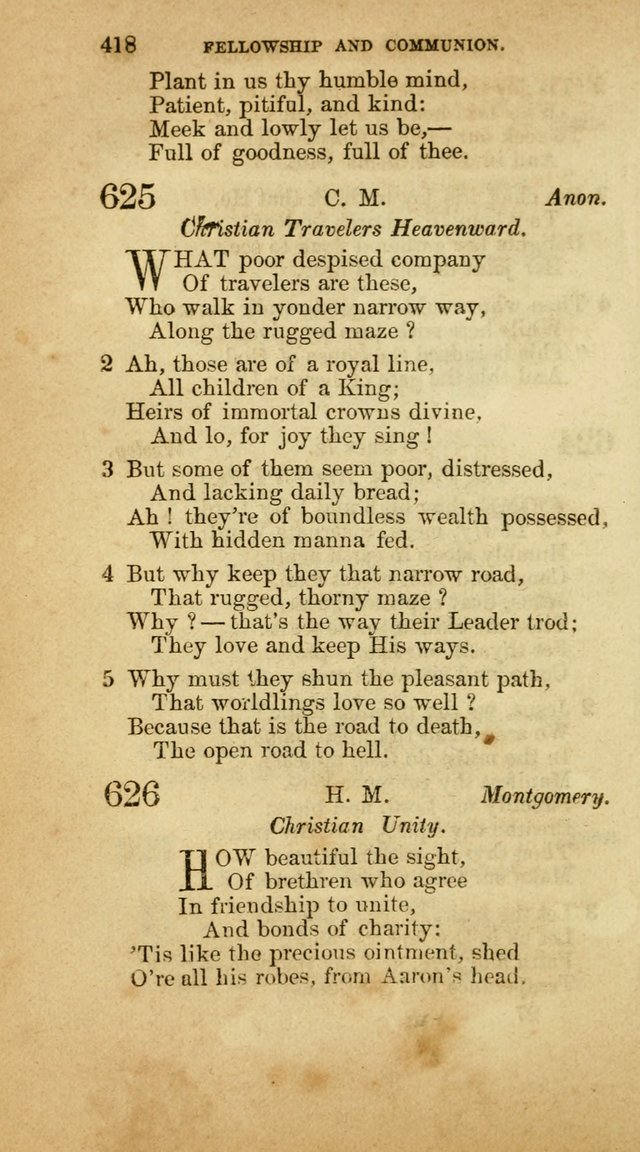 A Collection of Hymns, for the use of the United Brethren in Christ: taken from the most approved authors, and adapted to public and private worship page 422