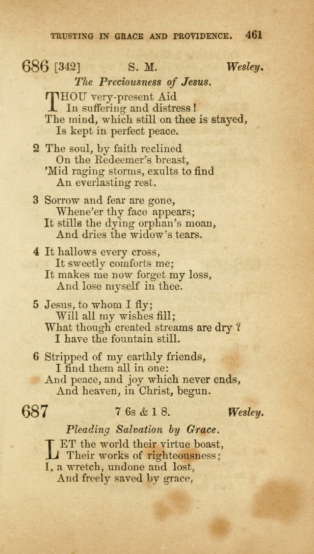 A Collection of Hymns, for the use of the United Brethren in Christ: taken from the most approved authors, and adapted to public and private worship page 465