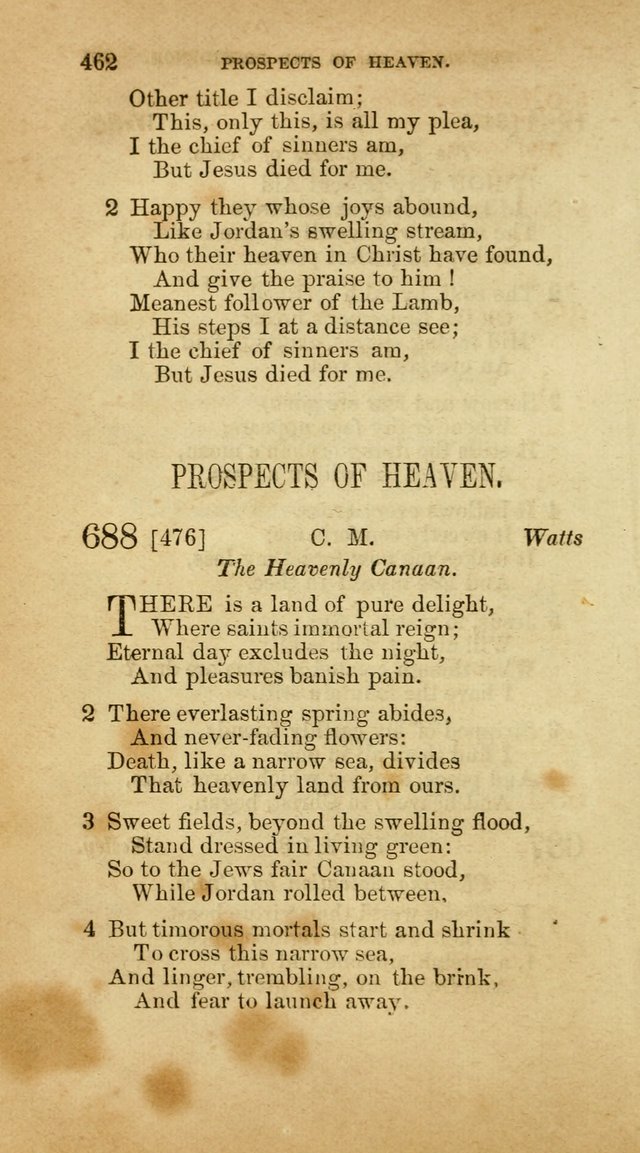 A Collection of Hymns, for the use of the United Brethren in Christ: taken from the most approved authors, and adapted to public and private worship page 466