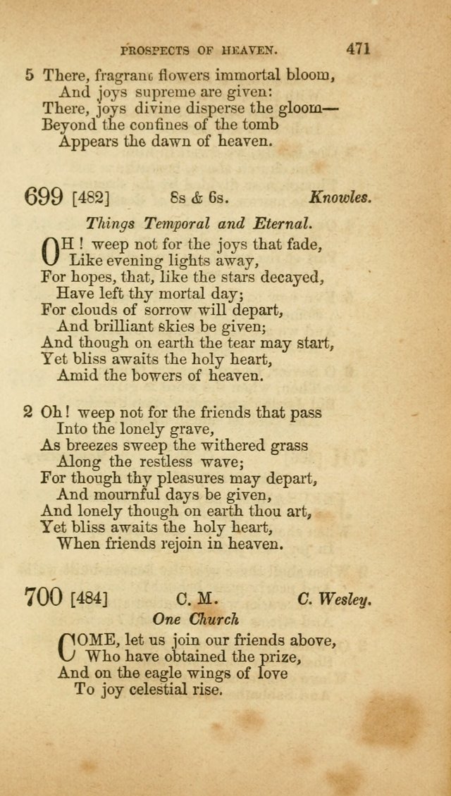 A Collection of Hymns, for the use of the United Brethren in Christ: taken from the most approved authors, and adapted to public and private worship page 475