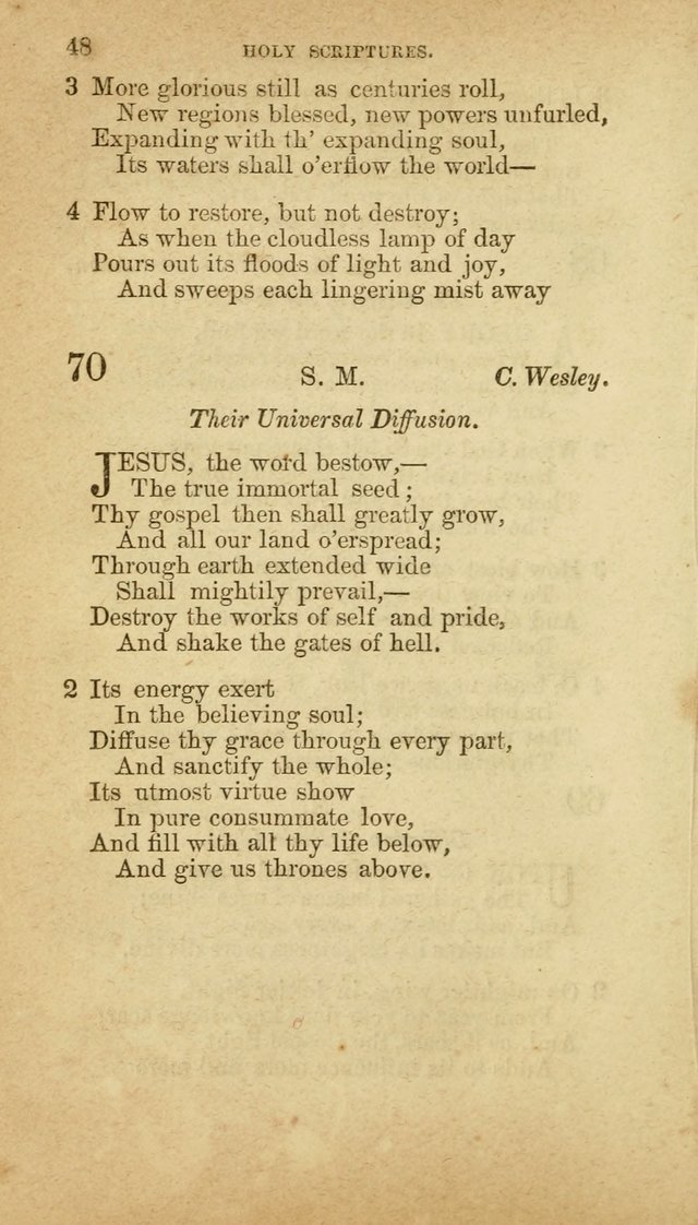 A Collection of Hymns, for the use of the United Brethren in Christ: taken from the most approved authors, and adapted to public and private worship page 48