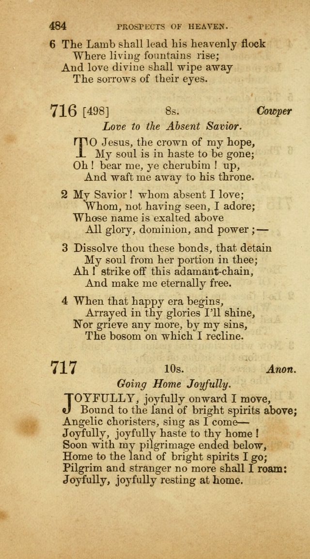 A Collection of Hymns, for the use of the United Brethren in Christ: taken from the most approved authors, and adapted to public and private worship page 488