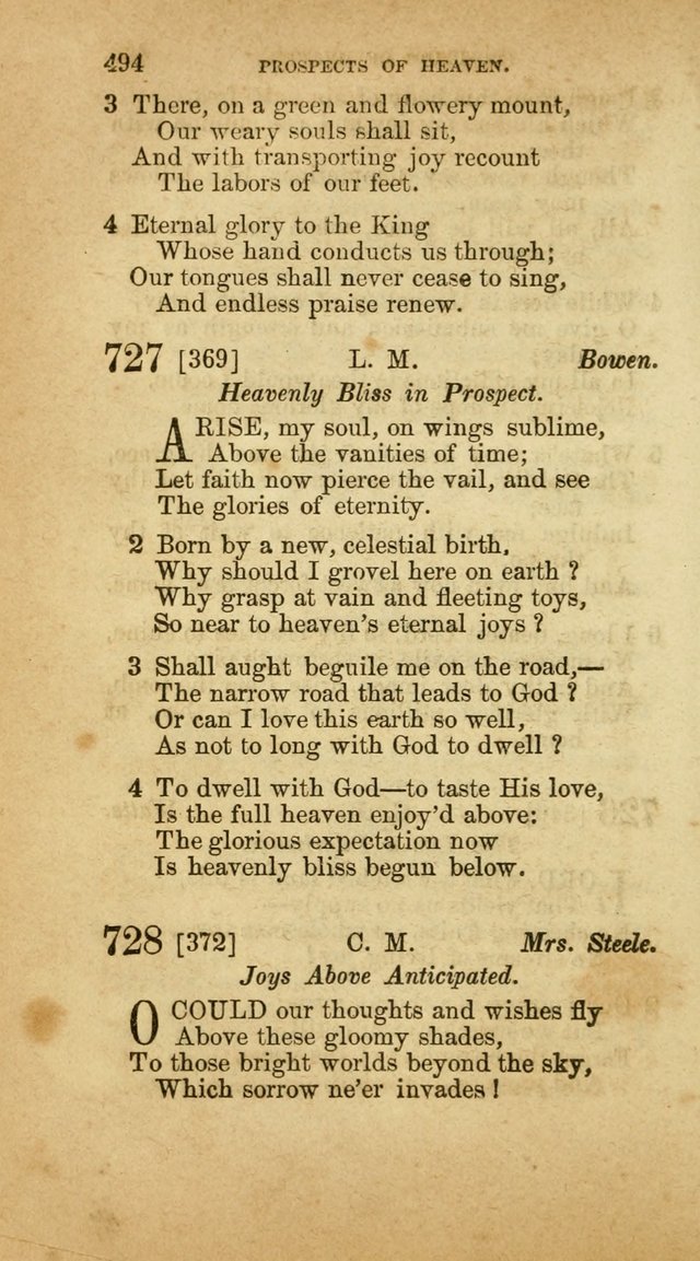 A Collection of Hymns, for the use of the United Brethren in Christ: taken from the most approved authors, and adapted to public and private worship page 498