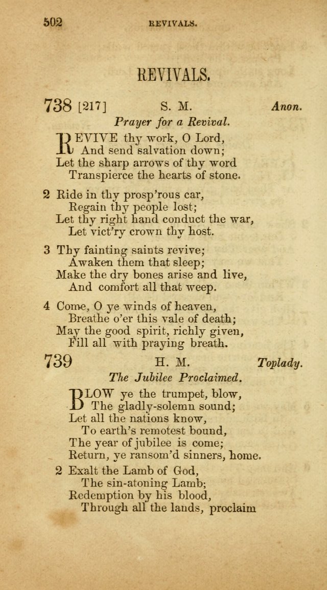 A Collection of Hymns, for the use of the United Brethren in Christ: taken from the most approved authors, and adapted to public and private worship page 506