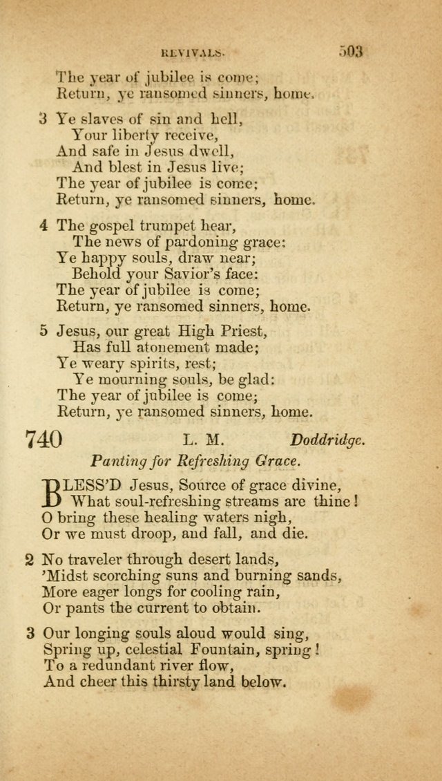 A Collection of Hymns, for the use of the United Brethren in Christ: taken from the most approved authors, and adapted to public and private worship page 507