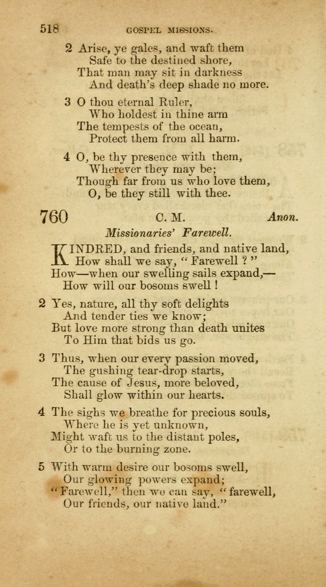 A Collection of Hymns, for the use of the United Brethren in Christ: taken from the most approved authors, and adapted to public and private worship page 522