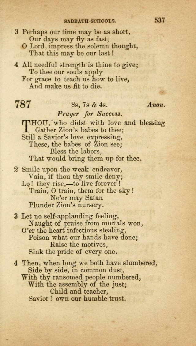 A Collection of Hymns, for the use of the United Brethren in Christ: taken from the most approved authors, and adapted to public and private worship page 541